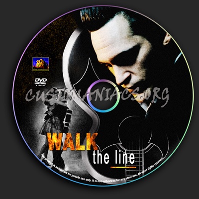 Walk The Line dvd label