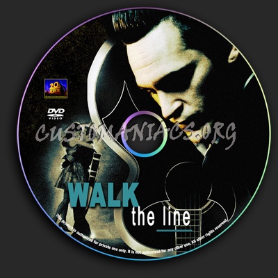 Walk The Line dvd label