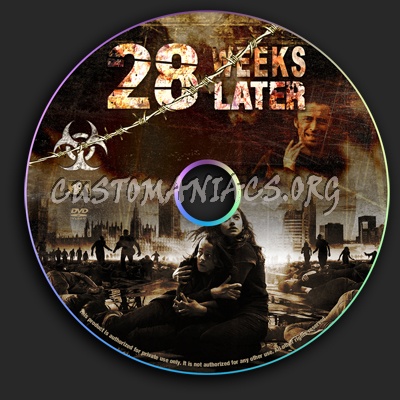 28 Weeks Later dvd label