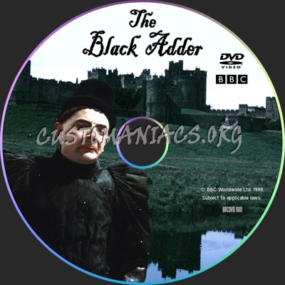 BlackAdder dvd label