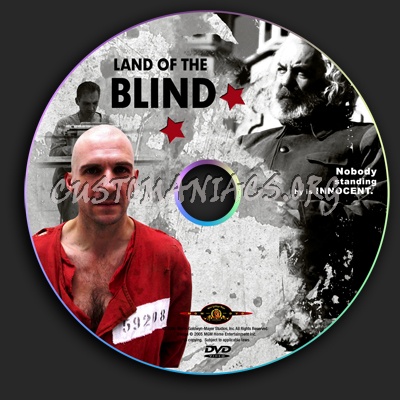 Land Of The Blind dvd label