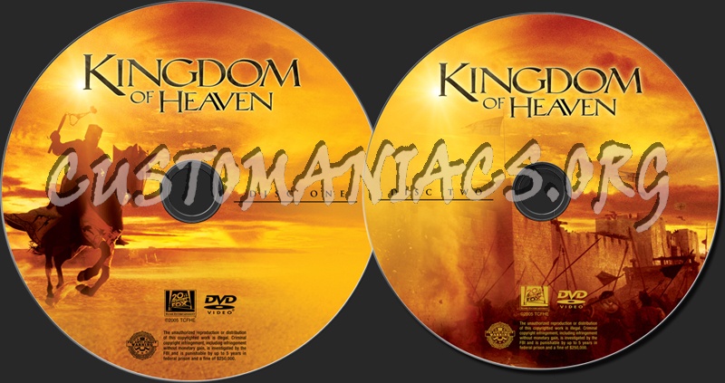 Kingdom of Heaven dvd label