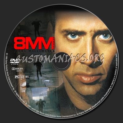 8mm dvd label