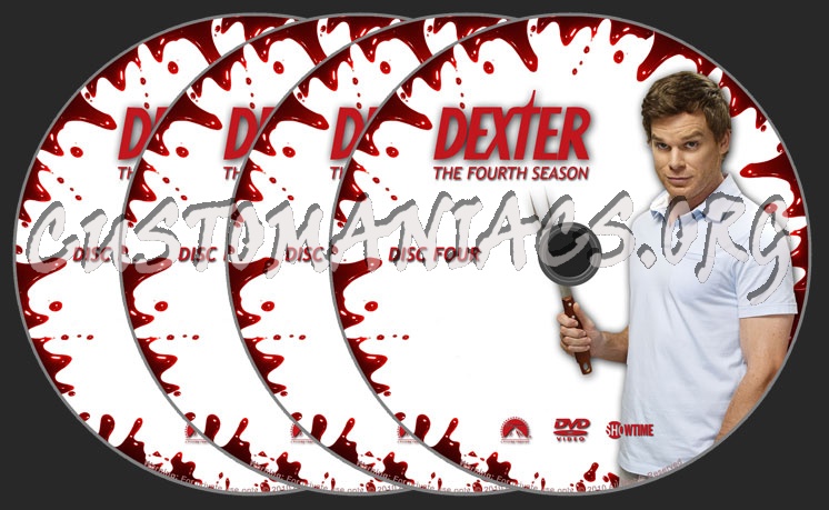 Dexter - Season 4 dvd label