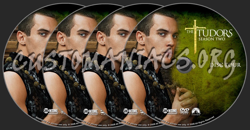 Tudors Season 2 dvd label