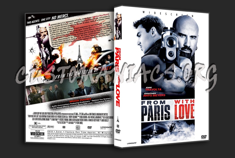 From Paris with Love dvd cover