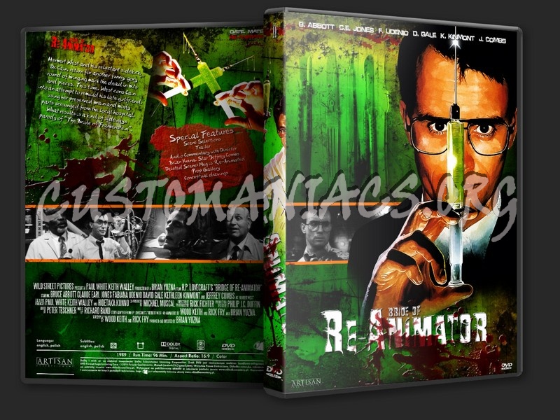 Re-Animator dvd cover