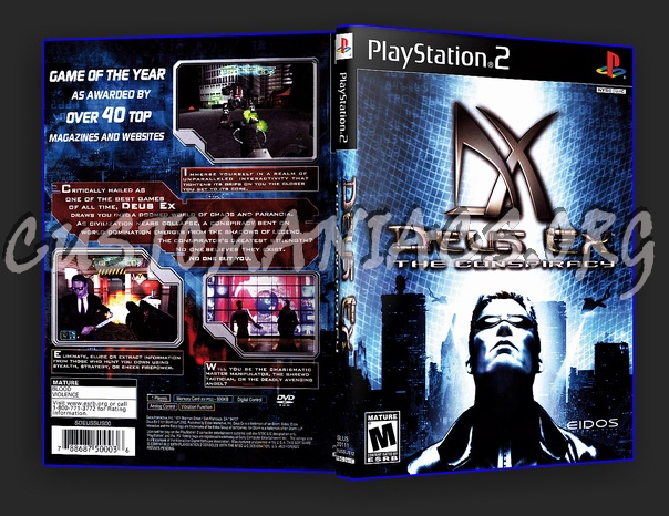 Deus Ex The Conspiracy dvd cover