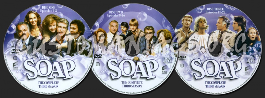 SOAP Season 3 dvd label