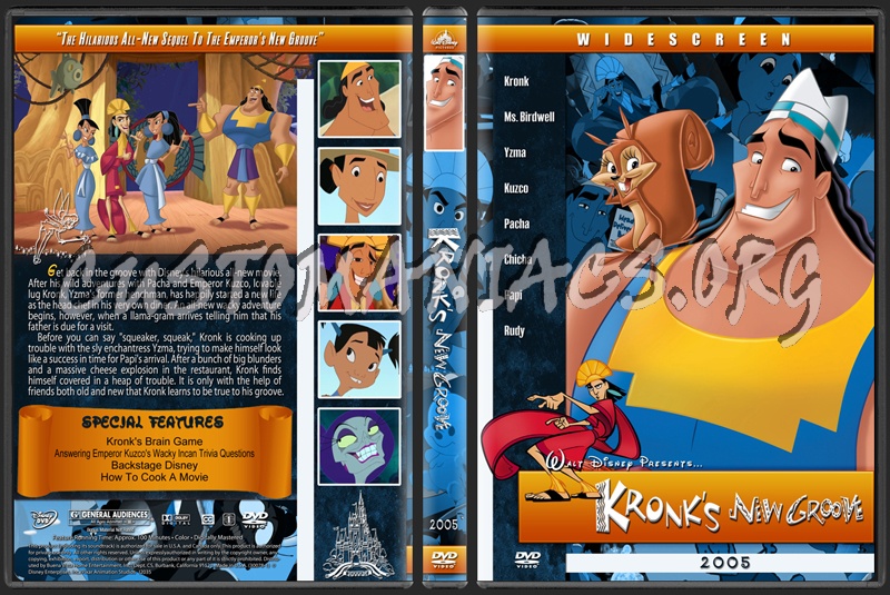 Kronk's New Groove - 2005 dvd cover