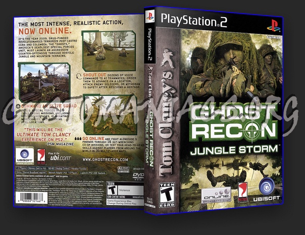 Tom Clancy's Ghost Recon Jungle Storm dvd cover