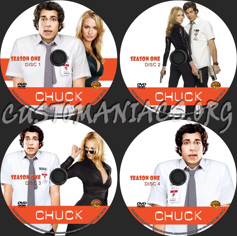 Chuck - Season 1 dvd label