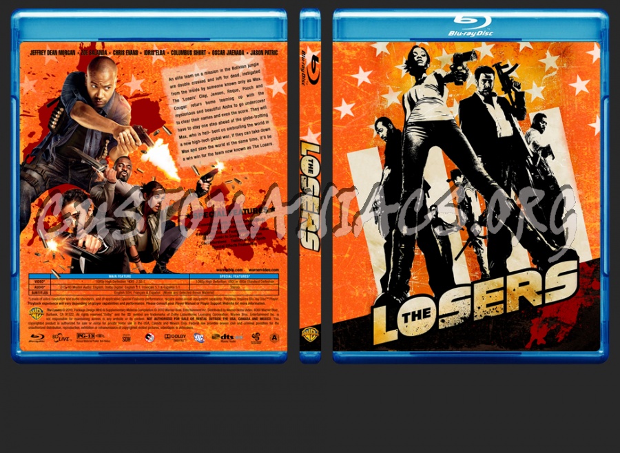 The Losers blu-ray cover