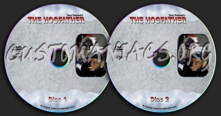 The Hogfather dvd label