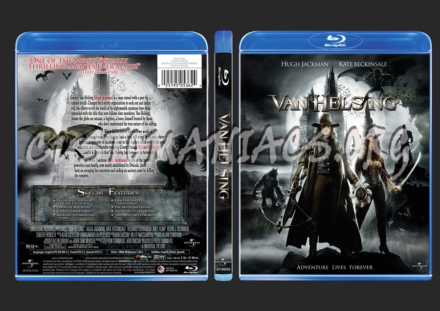 Van Helsing blu-ray cover