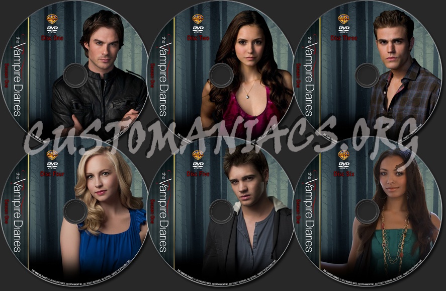 The Vampire Diaries - Season 1 - TV Collection dvd label