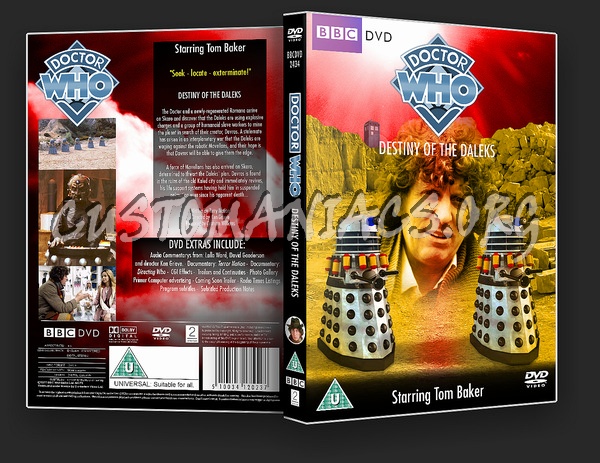 Doctor Who : Destiny Of the Daleks dvd cover