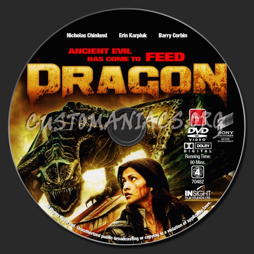 Dragon dvd label