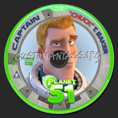 Planet 51 blu-ray label