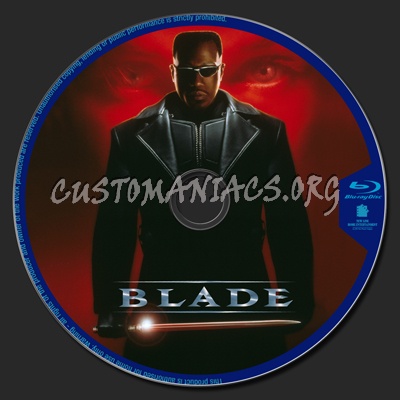 Blade blu-ray label