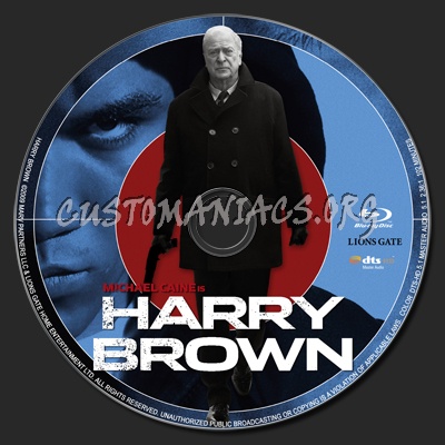 Harry Brown blu-ray label