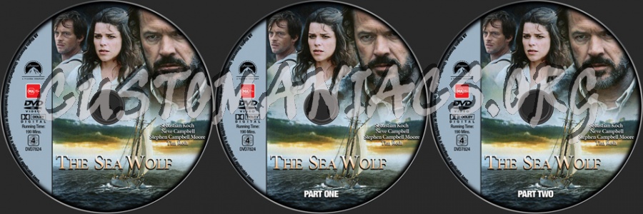 The Sea Wolf dvd label