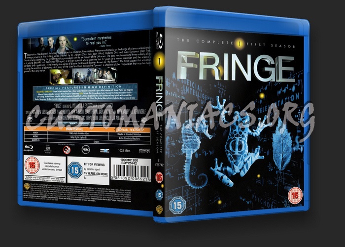 Fringe Season 1 blu-ray cover