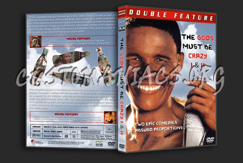 The Gods Must Be Crazy I & II dvd cover