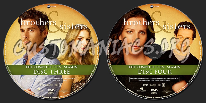 Brothers & Sisters - Season 1 dvd label