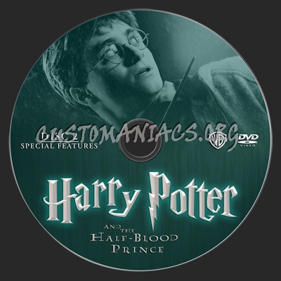 Harry Potter and the Half-Blood Prince dvd label