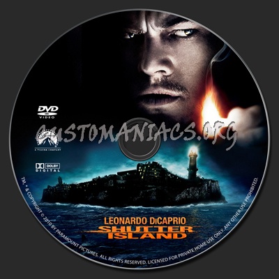 Shutter Island dvd label