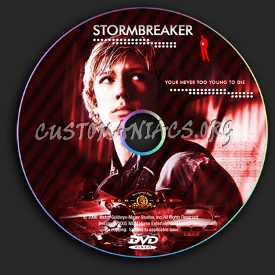 Stormbreaker dvd label