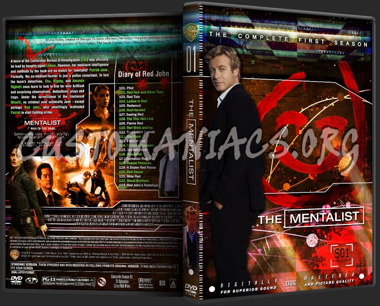 The Mentalist Season 1 dvd cover