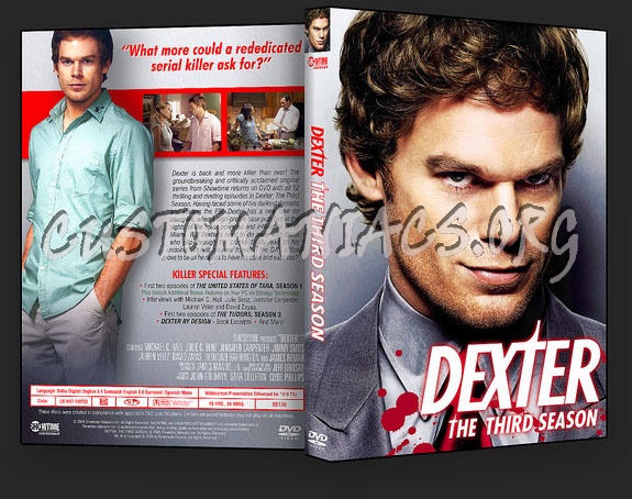 Dexter Season 3 dvd cover