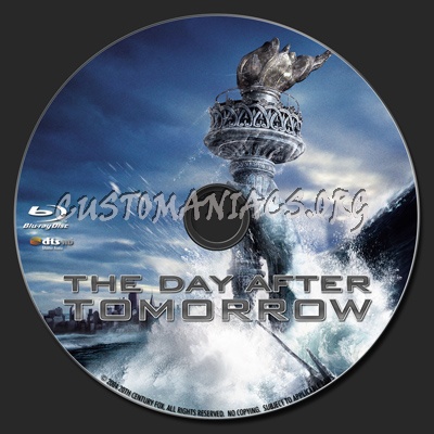 The Day After Tomorrow blu-ray label