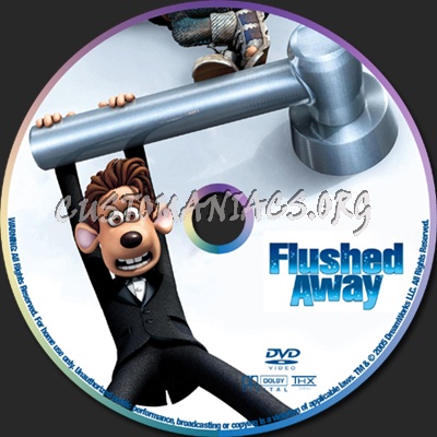 Flushed Away dvd label