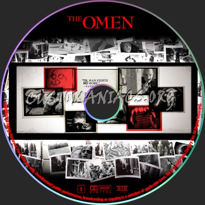 The Omen 2006 dvd label