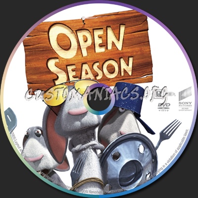 Open Season dvd label