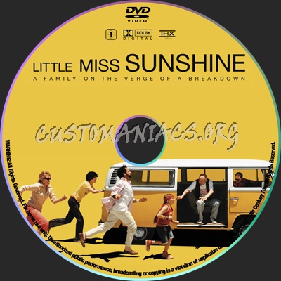 Little Miss Sunshine dvd label