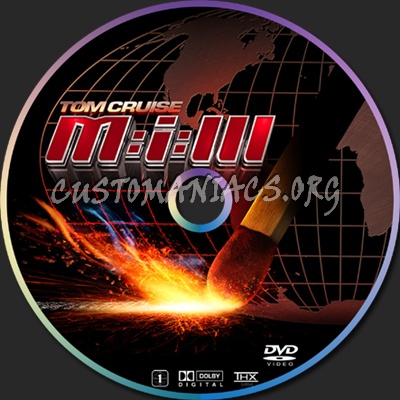 Mission Impossible III dvd label