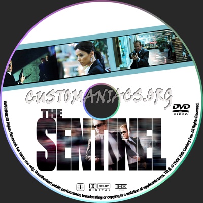 The Sentinel dvd label