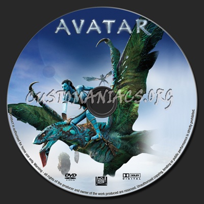 Avatar dvd label