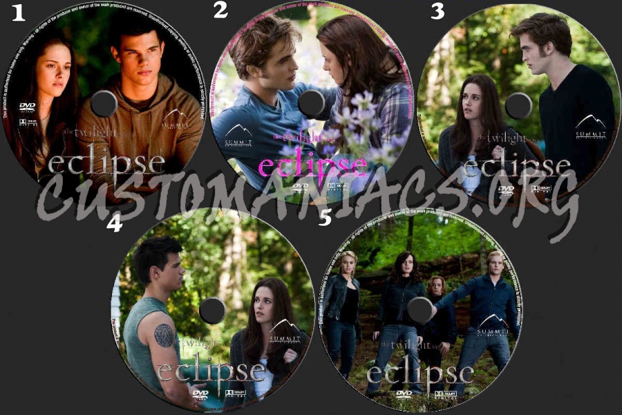 The Twilight Saga  Eclipse dvd label