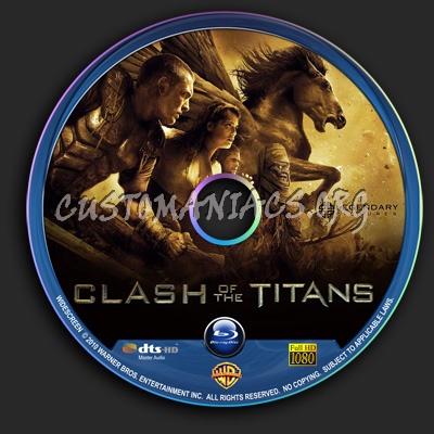 Clash Of The Titans blu-ray label