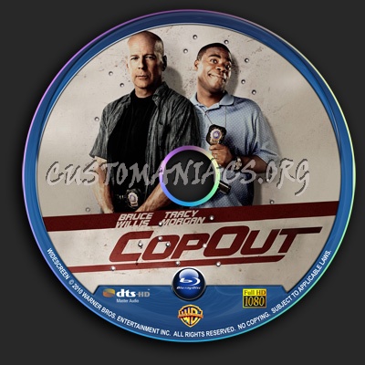 Cop out blu-ray label