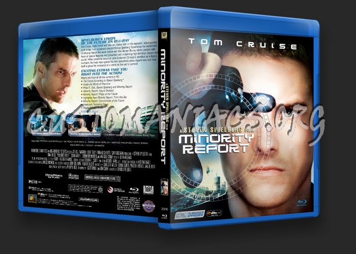 Minority Report blu-ray cover