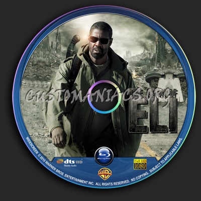 The Book Of Eli blu-ray label