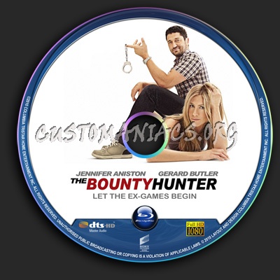 The Bounty Hunter blu-ray label