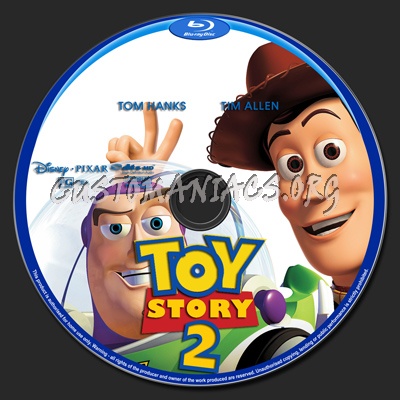 Toy Story 2 blu-ray label