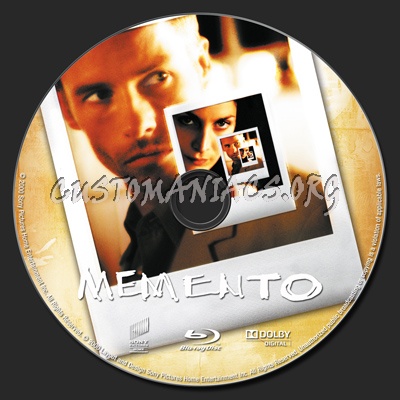 Memento blu-ray label